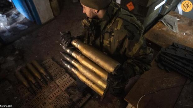 تصاویری هولناک از جبهه باهموت اوکراین