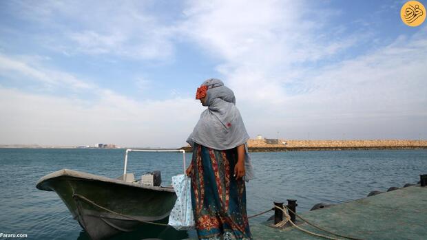زنان ماهیگیر در جزیره هنگام