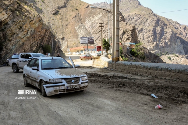 خسارت سیل در چالوس