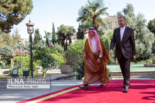 دیدار وزیر امور خارجه عربستان با امیر عبداللهیان