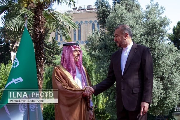 دیدار وزیر امور خارجه عربستان با امیر عبداللهیان