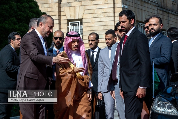 دیدار وزیر امور خارجه عربستان با امیر عبداللهیان