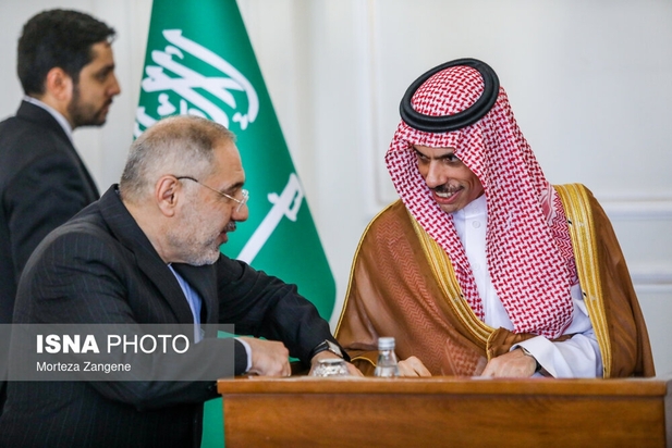 دیدار وزیر امور خارجه عربستان با امیر عبداللهیان