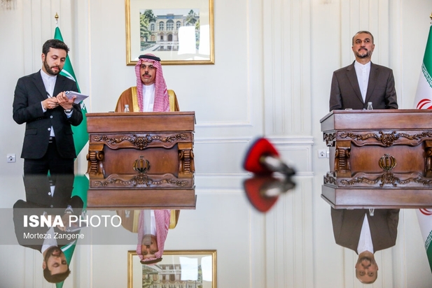 دیدار وزیر امور خارجه عربستان با امیر عبداللهیان