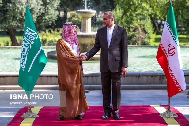 دیدار وزیر امور خارجه عربستان با امیر عبداللهیان