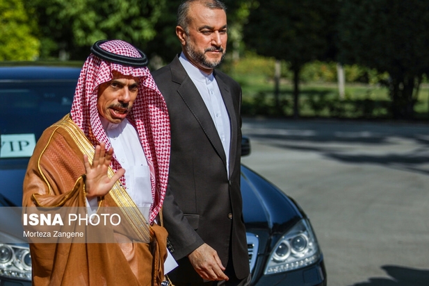 دیدار وزیر امور خارجه عربستان با امیر عبداللهیان