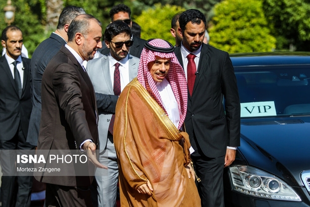 دیدار وزیر امور خارجه عربستان با امیر عبداللهیان