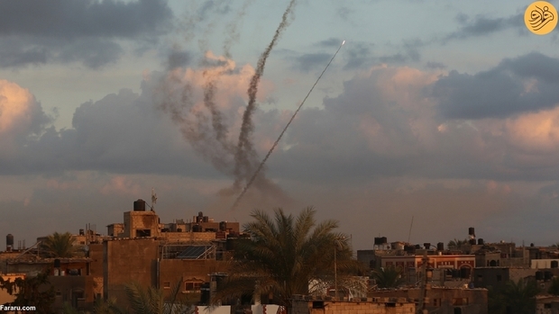 حمله موشکی فلسطین به اسرائیل