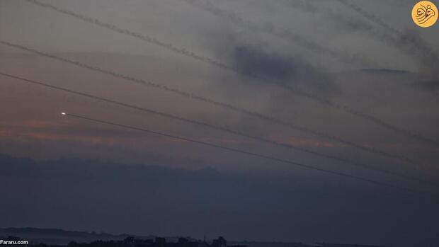 حمله موشکی فلسطین به اسرائیل