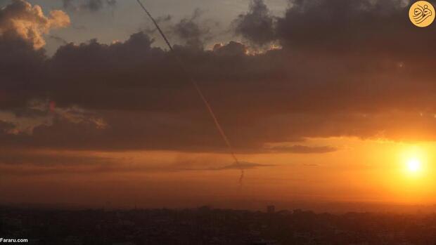 حمله موشکی فلسطین به اسرائیل