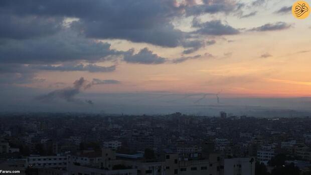 حمله موشکی فلسطین به اسرائیل