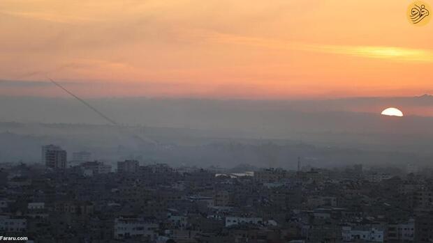 حمله موشکی فلسطین به اسرائیل