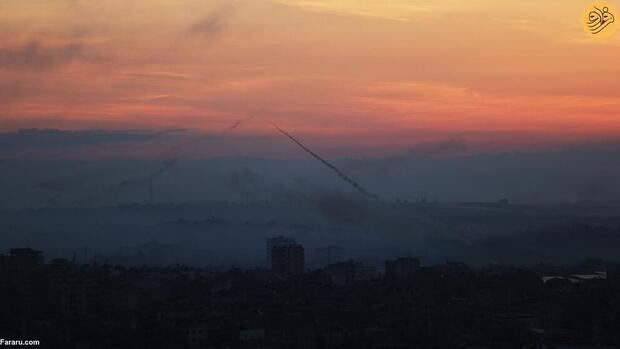 حمله موشکی فلسطین به اسرائیل