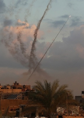 حمله موشکی فلسطین به اسرائیل