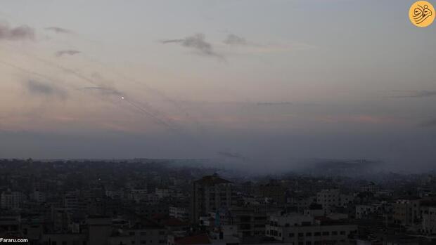 حمله موشکی فلسطین به اسرائیل