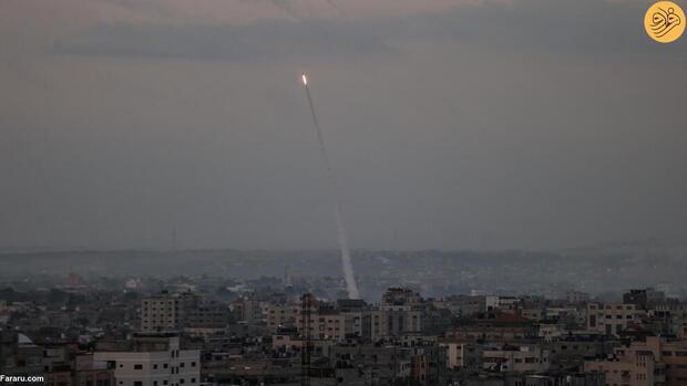 حمله موشکی فلسطین به اسرائیل