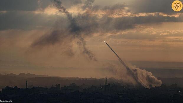 حمله موشکی فلسطین به اسرائیل