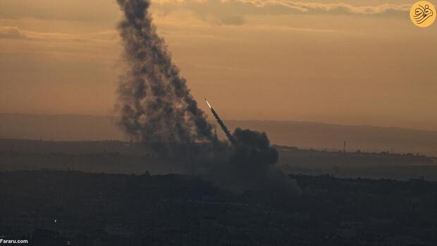 حمله موشکی فلسطین به اسرائیل