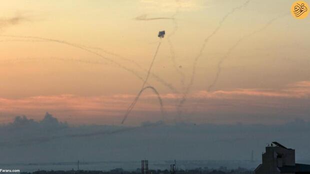 حمله موشکی فلسطین به اسرائیل