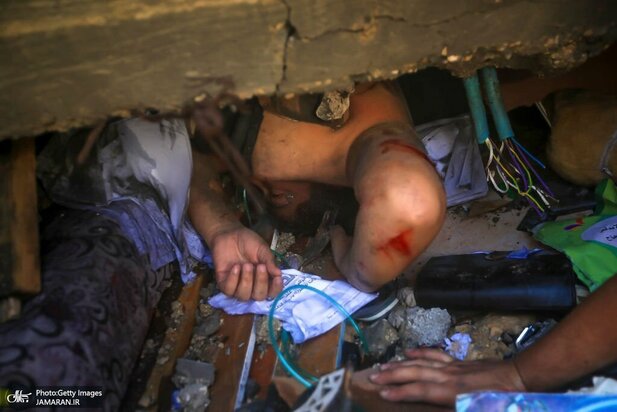 تصاویر تکان دهنده از جنایت صهیونیست ها 