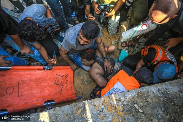 تصاویر تکان دهنده از جنایت صهیونیست ها 