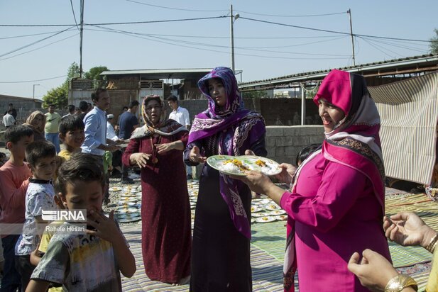 نمایی از عروسی متفاوت و زیبای گلستان!