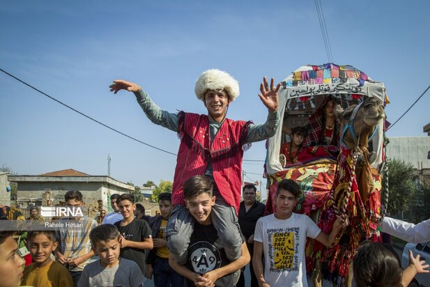 نمایی از عروسی متفاوت و زیبای گلستان!