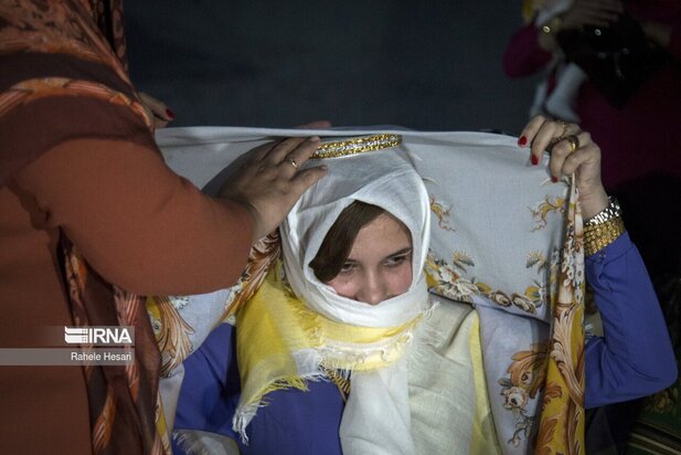 نمایی از عروسی متفاوت و زیبای گلستان!