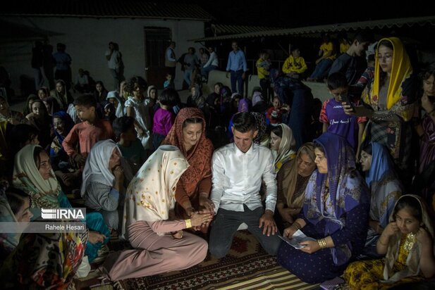 نمایی از عروسی متفاوت و زیبای گلستان!