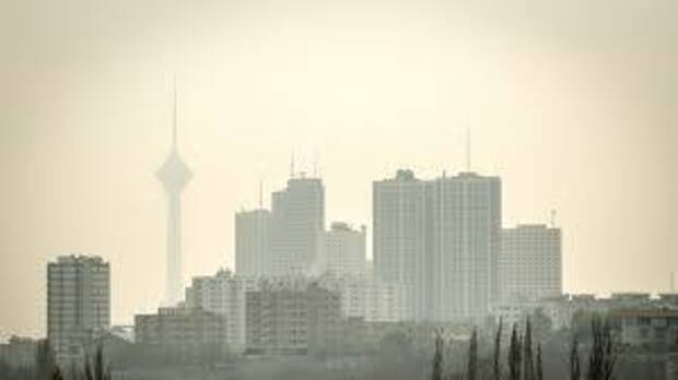 تصاویری از آلودگی هوای تهران