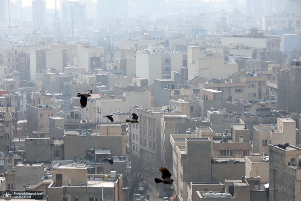 تصاویری از آلودگی هوای تهران