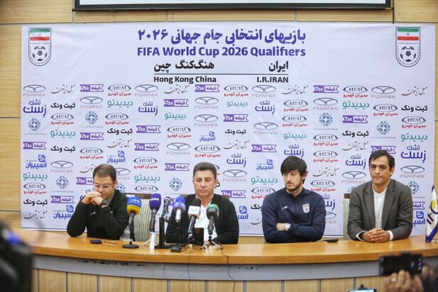 گزارش تصویری از تیم ملی ایران قبل از بازی با چین