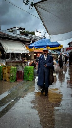 تصاویری از  بازار جذاب محلی ماهی‌فروشان رشت