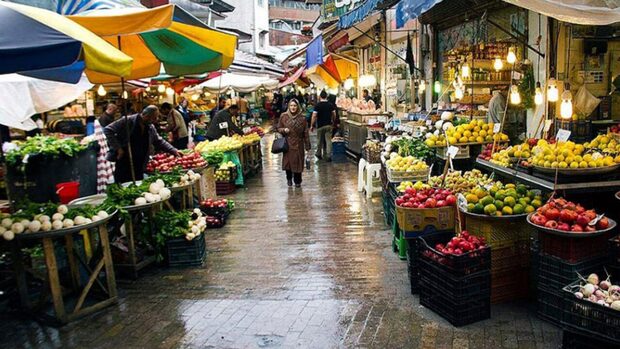 تصاویری از  بازار جذاب محلی ماهی‌فروشان رشت