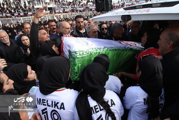 تشییع ملیکا محمدی