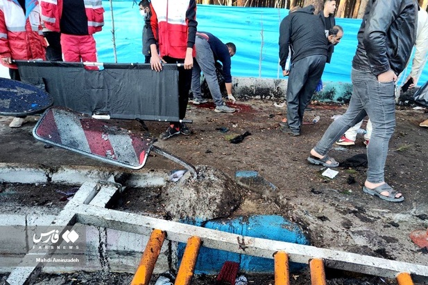 تصاویر دلخراش حادثه انفجار کرمان