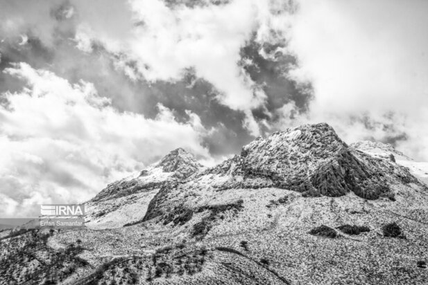 تصاویر دیدنی از بارش برف