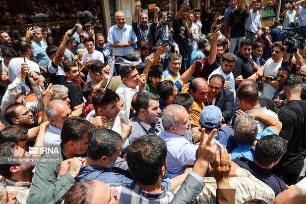 پزشکیان در بازار شوش