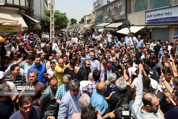 پزشکیان در بازار شوش