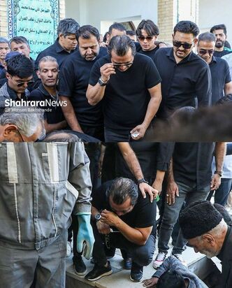 خداداد عزیزی در سوگ پدر