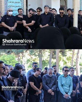 خداداد عزیزی در سوگ پدر