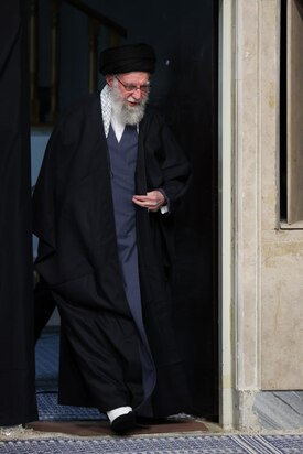 مراسم عزادارای ایام شهادت حضرت زهرا (س) با حضور مقام معظم رهبری