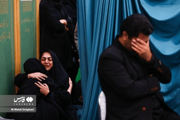 مراسم تشییع خانواده سقاب