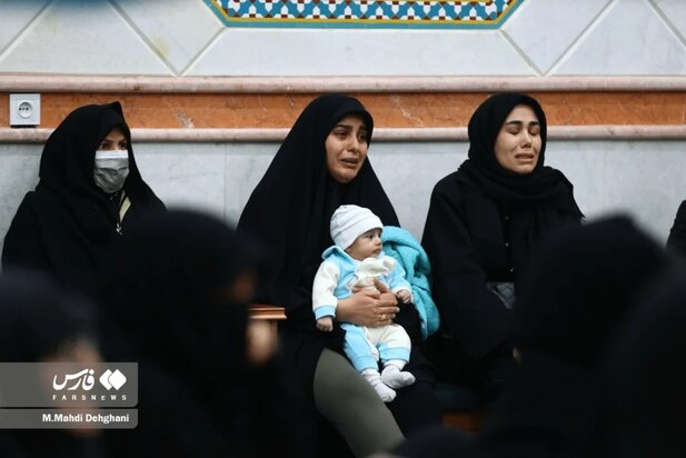 مراسم تشییع خانواده سقاب