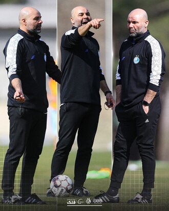 ? تصاویری از اولین تمرین استقلال با حضور سهراب بختیاری‌زاده