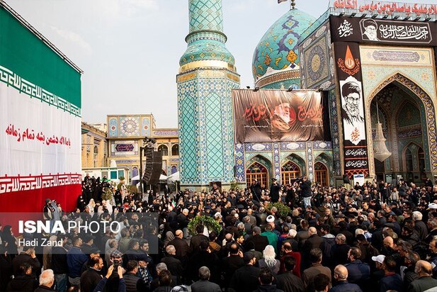 تشییع پیکر شهید علی شمخانی در امامزاده صالح(ع)؛ تهران