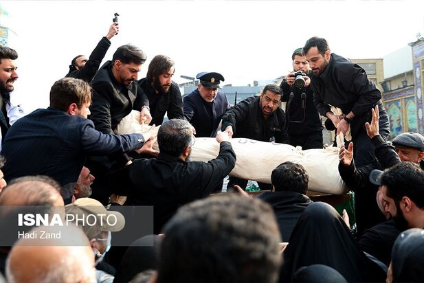 تشییع پیکر شهید علی شمخانی در امامزاده صالح(ع)؛ تهران