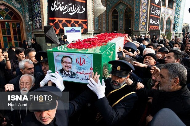 تشییع پیکر شهید علی شمخانی در امامزاده صالح(ع)؛ تهران