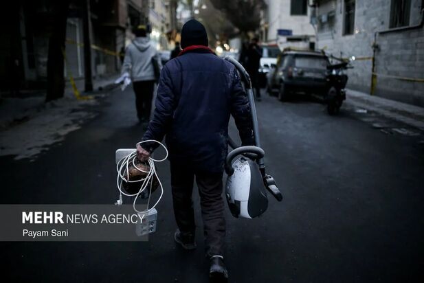  حملات هوایی به محله بریانک تهران