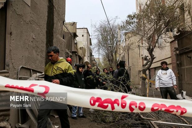  حملات هوایی به محله بریانک تهران